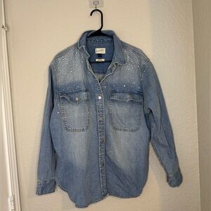 Universal Threads Rhinestone Jacket